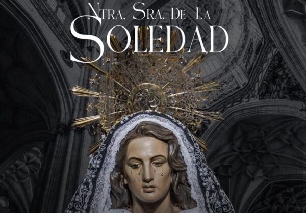Cartel del Triduo en honor a Nuestra Señora de la Soledad en Salamanca