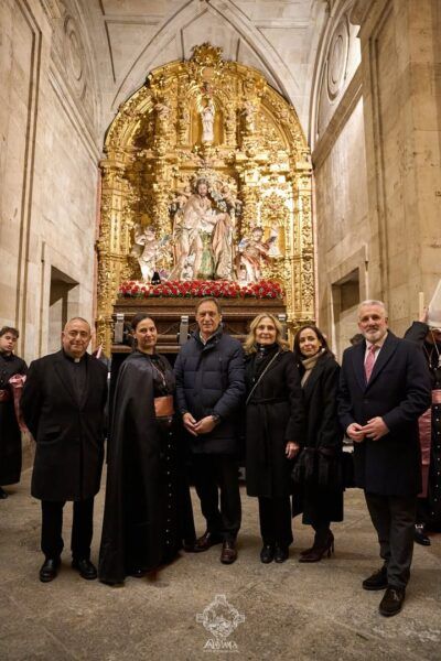 Celebración del Miércoles Santo en Salamanca con la Hermandad de Jesús Flagelado