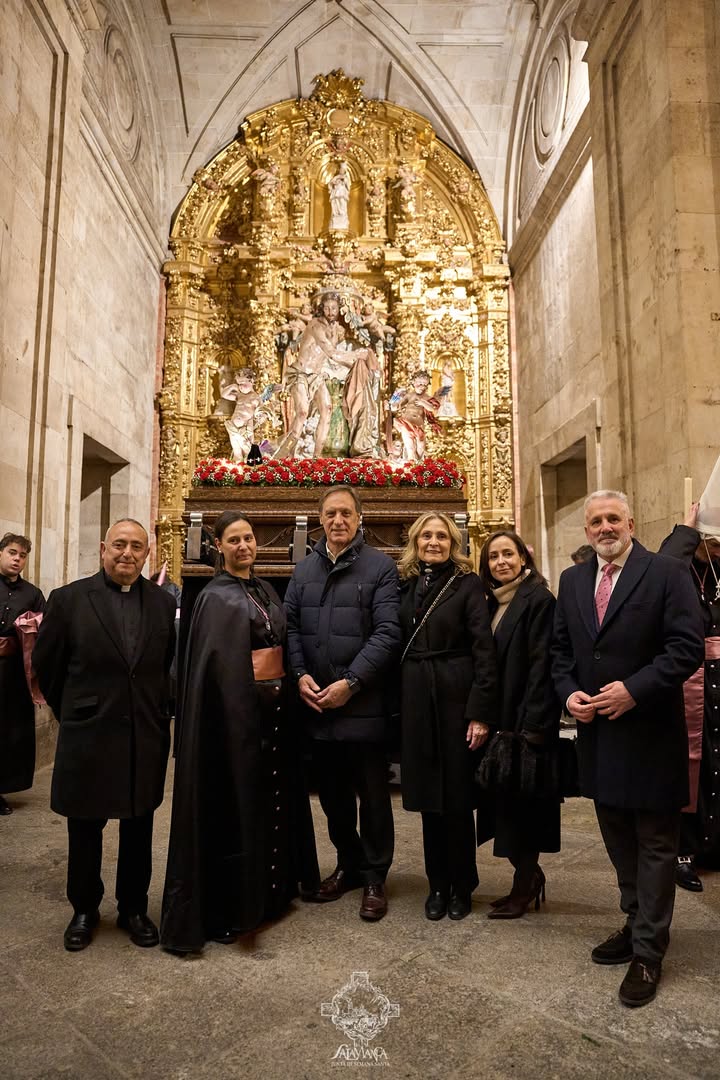 Celebración del Miércoles Santo en Salamanca con la Hermandad de Jesús Flagelado