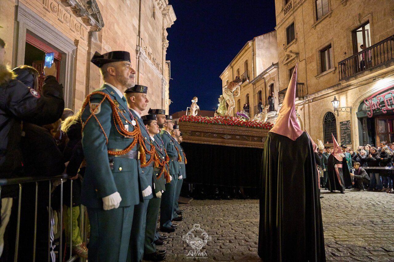 Procesión de la Hermandad de Nuestro Padre Jesús Flagelado en Salamanca