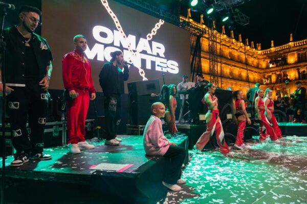María Caamaño en el concierto de Omar Montes en Salamanca
