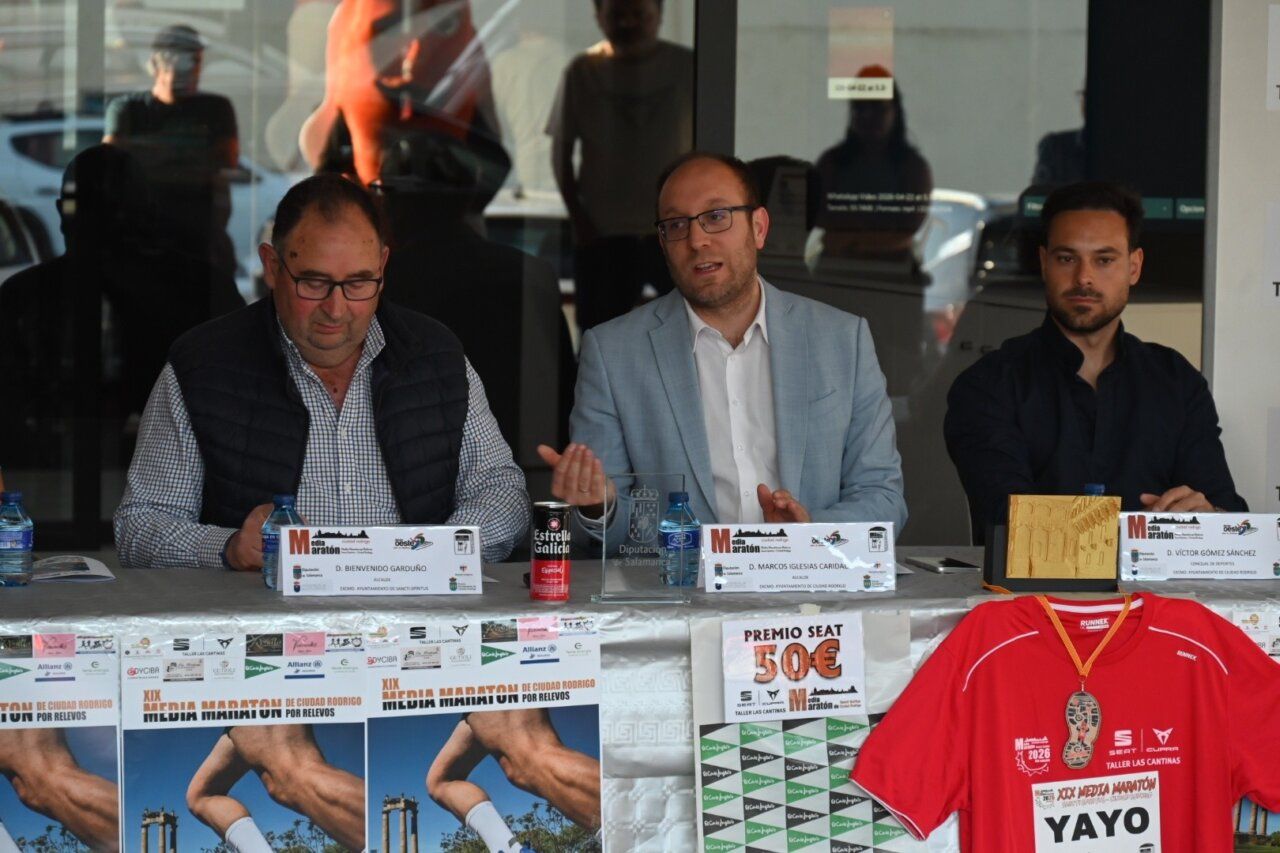 Presentación de la XIX Media Maratón con alcaldes y organizadores