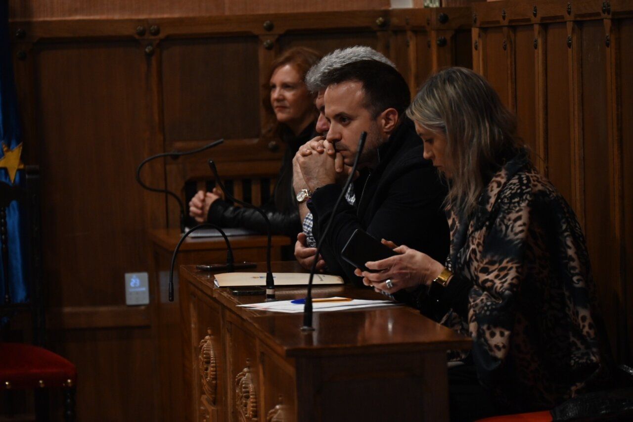 Miembros del pleno del Ayuntamiento de Ciudad Rodrigo en reunión