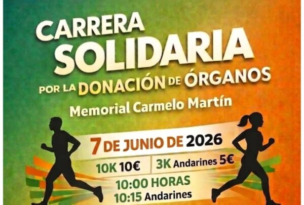 Cartel de la Carrera Solidaria por la Donación de Órganos en Salamanca