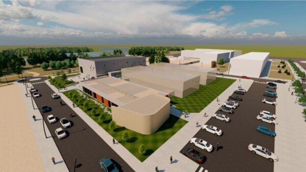 Vista aérea del futuro centro de emprendimiento en Santa Marta de Tormes