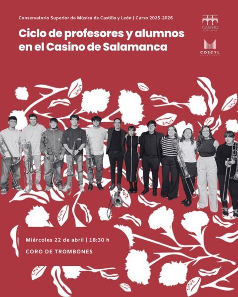 Coro de trombones del Coscyl en el Casino de Salamanca