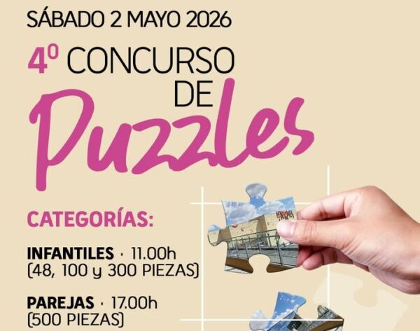 Cartel del 4º Concurso de Puzzles Toy Planet en El Tormes