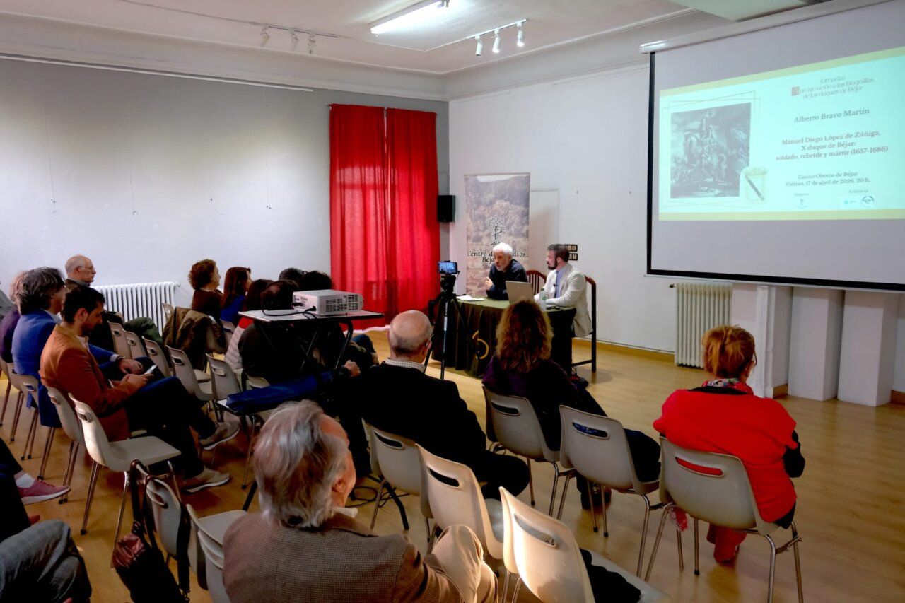 Conferencia de Alberto Bravo Martín sobre Manuel López de Zúñiga en Béjar