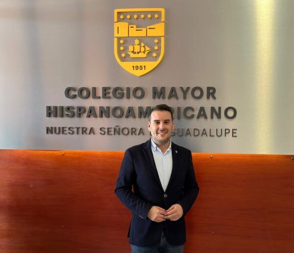 Javier Mérida Arjona en el Colegio Mayor Hispanoamericano Nuestra Señora de Guadalupe