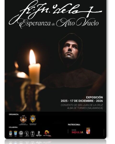 Cartel de la exposición sobre San Juan de la Cruz en Alba de Tormes