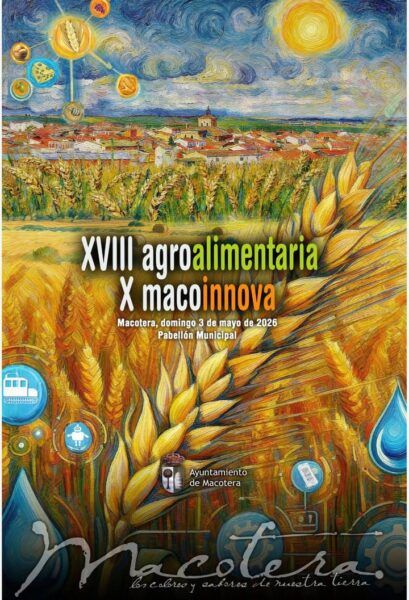 Cartel de la XVIII Feria Agroalimentaria y X Feria del Pincho en Macotera