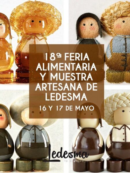 Figuras artesanales de la Feria Alimentaria de Ledesma