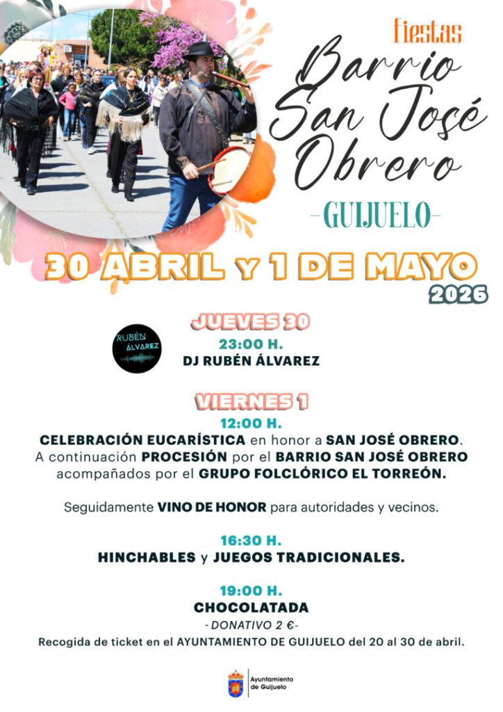 Celebración de las fiestas del Barrio de San José en Guijuelo