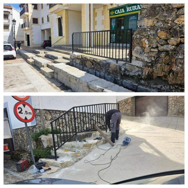 Instalación de barandillas y pasamanos en Candelario para seguridad urbana