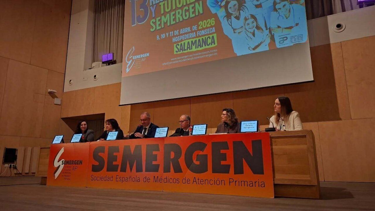 Acto de apertura de las XIII Jornadas Nacionales de Residentes y Tutores de Semergen en Salamanca.