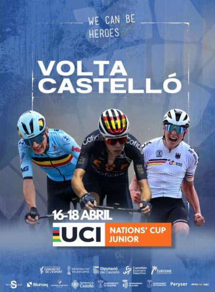 Ciclistas compitiendo en la Volta Castelló 2026