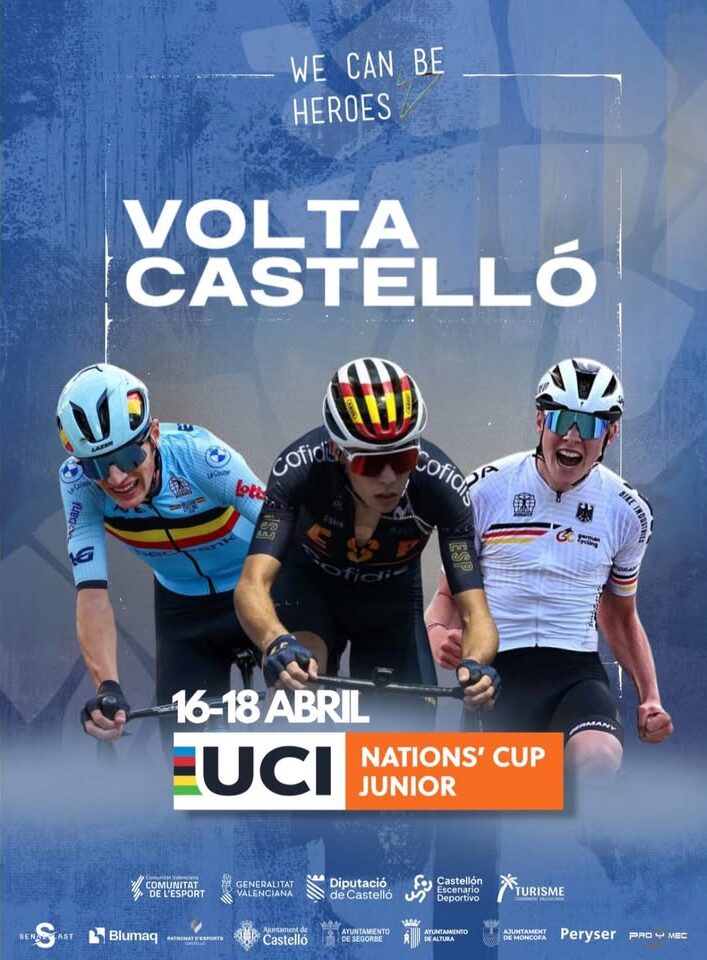 Ciclistas compitiendo en la Volta Castelló 2026