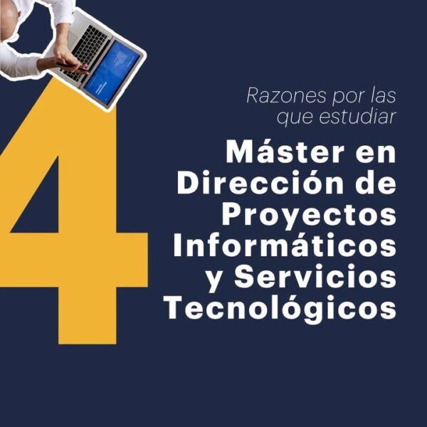 Gráfico sobre máster en dirección de proyectos informáticos y servicios tecnológicos