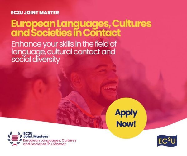 Estudiantes sonrientes en un entorno multicultural europeo