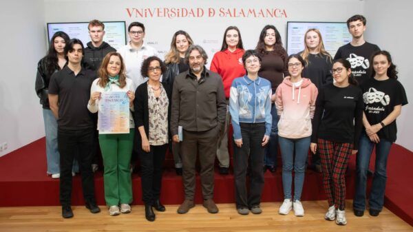 Grupo de teatro en la XXVI Muestra Universitaria de Artes Escénicas en Salamanca