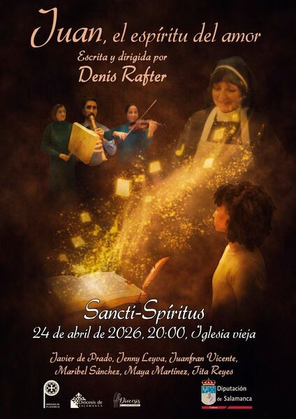 Cartel de la obra de teatro Juan, el espíritu del amor en Sancti-Spíritus