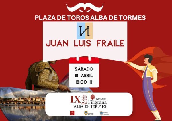 Cartel del IX Bolsín Taurino en Alba de Tormes con detalles del evento