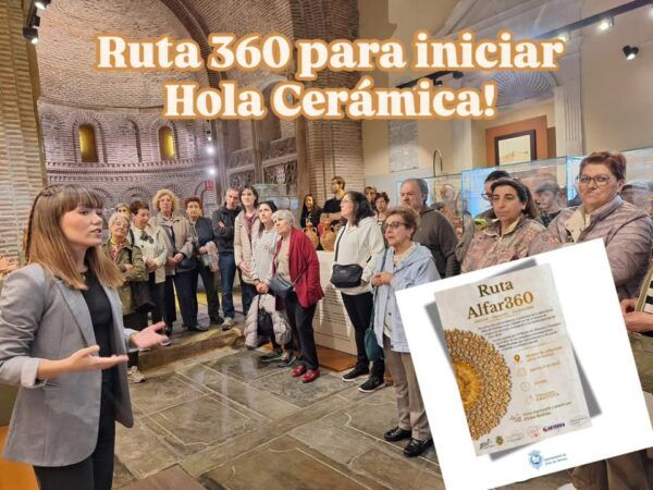 Guía presentando la Ruta Alfarera 360º en Alba de Tormes
