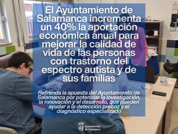 Reunión sobre apoyo económico para personas con TEA en Salamanca