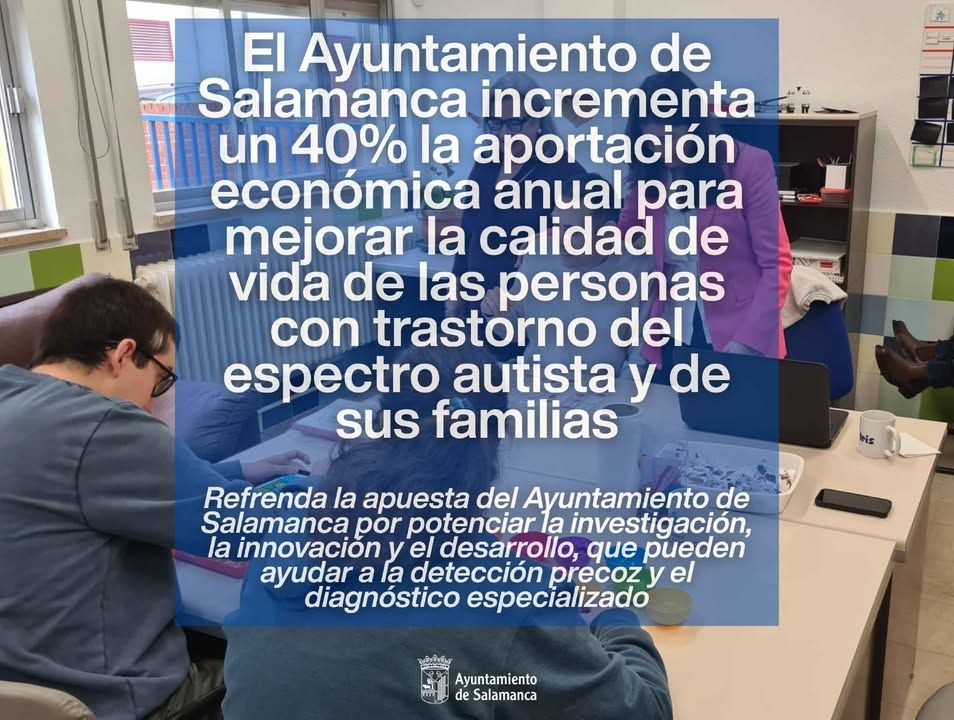 Reunión sobre apoyo económico para personas con TEA en Salamanca