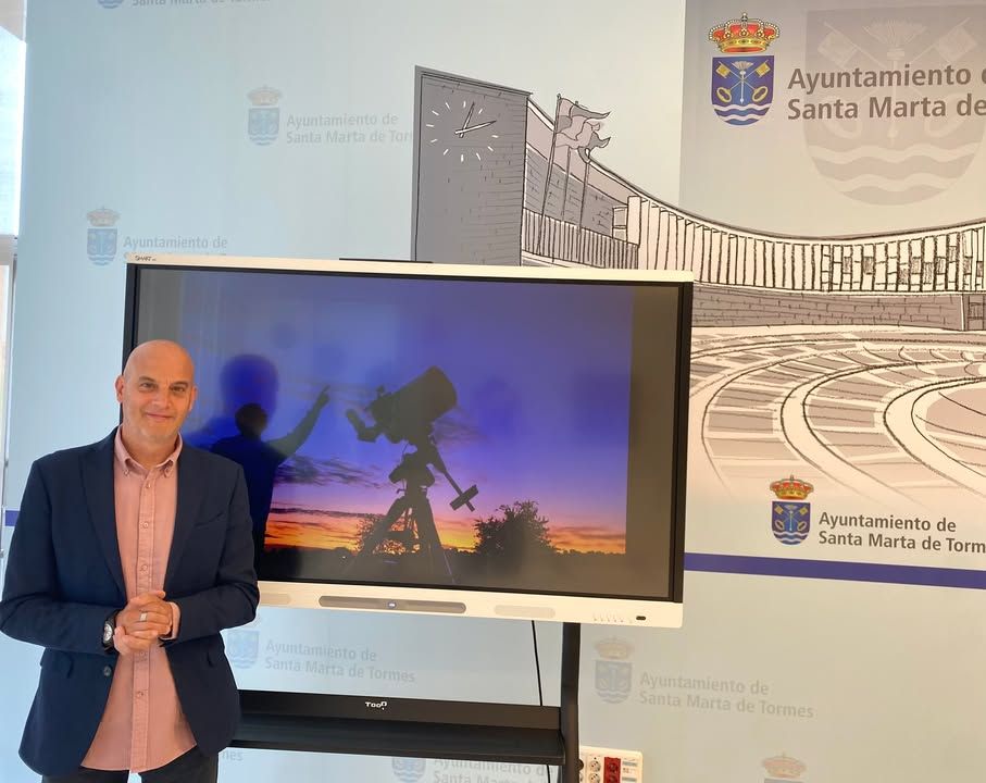 Presentación sobre observación de estrellas en La Isla del Soto