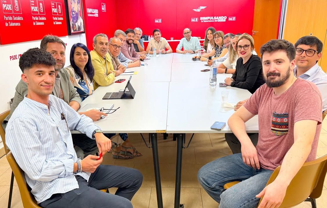 Reunión de la Comisión Ejecutiva Provincial del PSOE en Salamanca