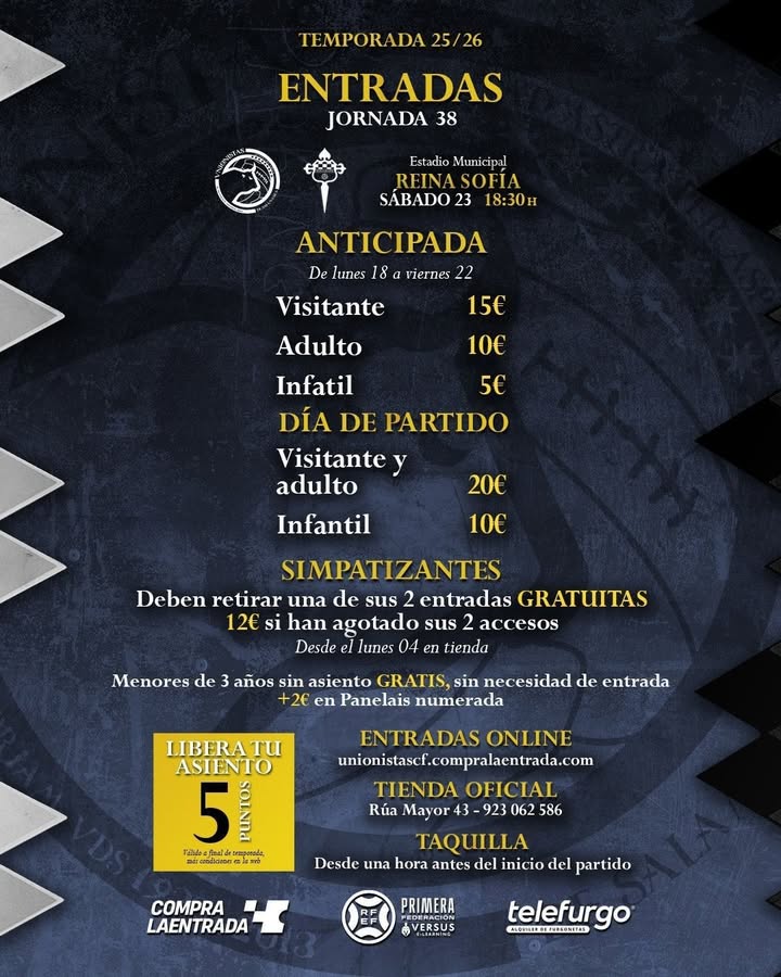 Promoción de entradas: precios reducidos hoy y mañana