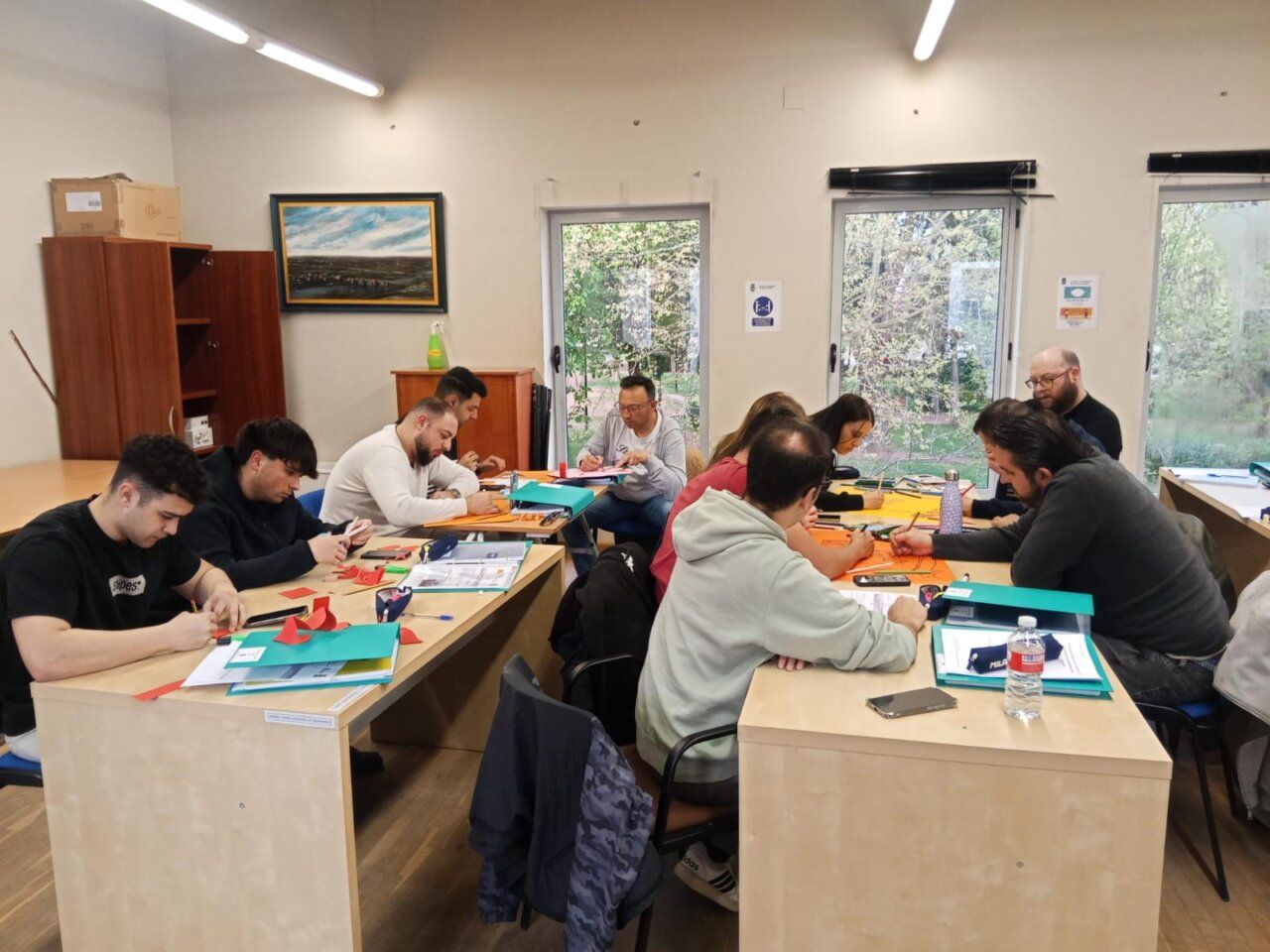 Grupo de personas trabajando en un programa de formación en Ciudad Rodrigo
