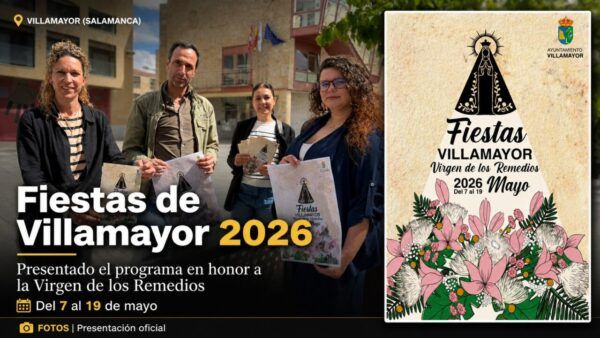 Presentación del programa de fiestas en Villamayor 2026