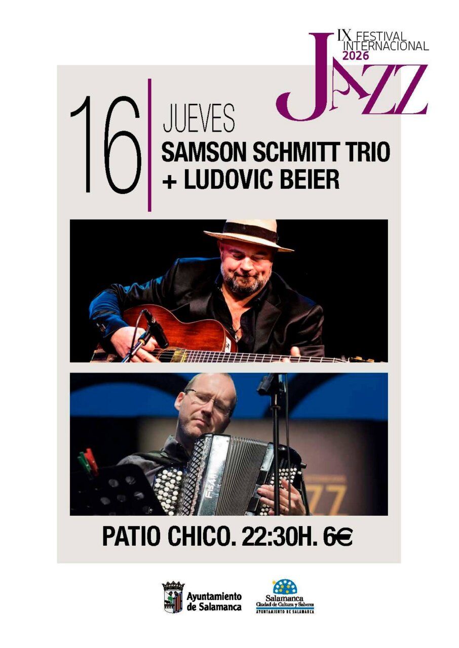 Concierto del Festival Internacional de Jazz en Salamanca con músicos en el escenario