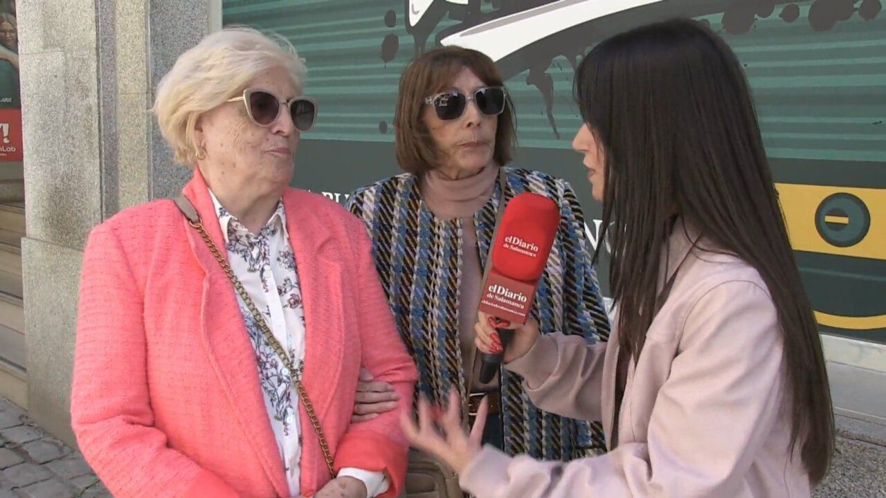 Entrevista a clientes de Caja Rural de Salamanca en la calle