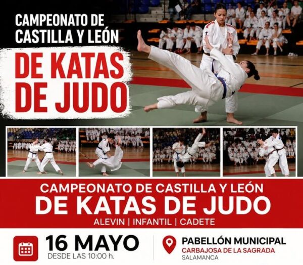 Competidores en el Campeonato de Katas de Judo en Carbajosa de la Sagrada