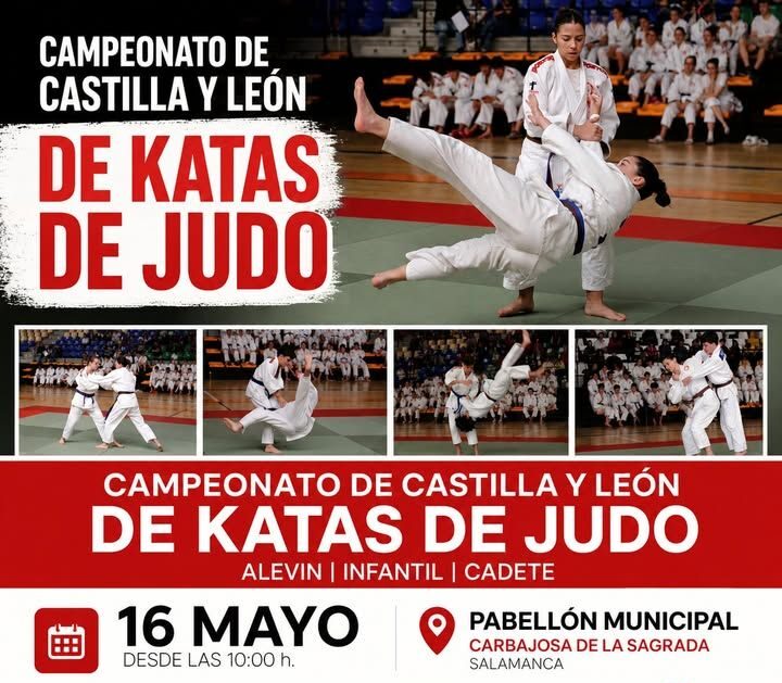 Competidores en el Campeonato de Katas de Judo en Carbajosa de la Sagrada