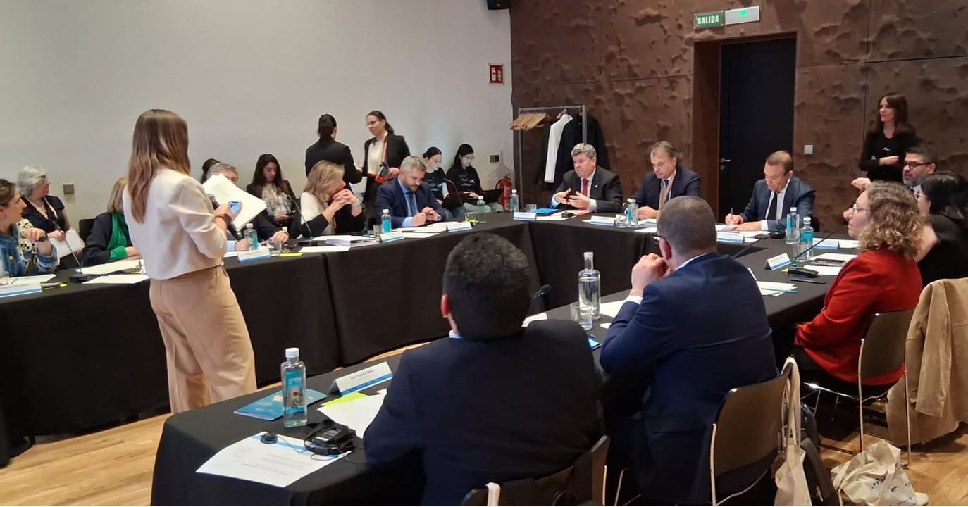 Reunión en mesa redonda sobre derechos infantiles en Madrid