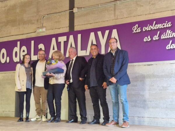 Acto de celebración de San Miguel en La Atalaya con autoridades locales