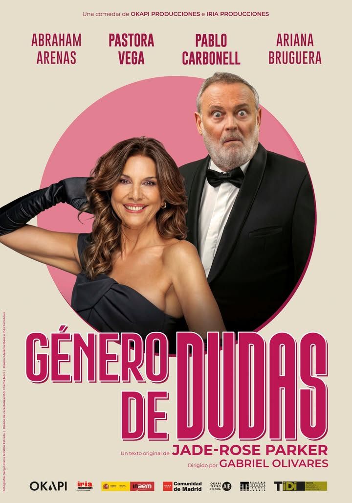 Cartel de la comedia Género de Dudas en el Teatro Liceo