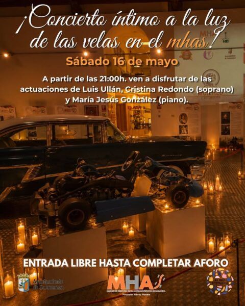 Concierto íntimo a la luz de las velas en el Museo de Historia de la Automoción