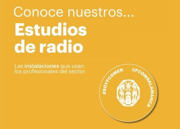 Imagen promocional de estudios de radio en Salamanca