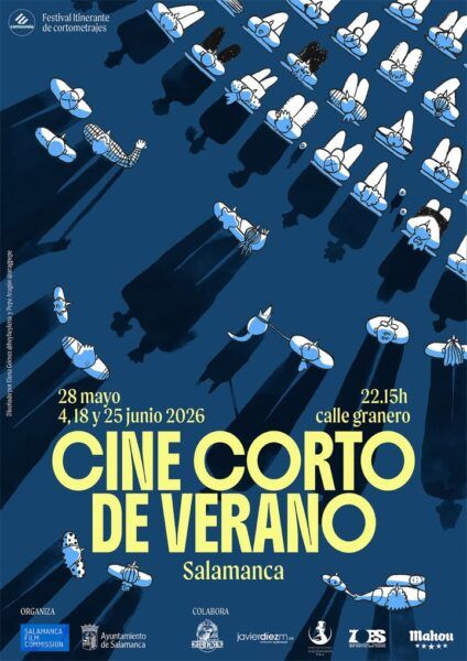 Cartel del Festival de Cine Corto de Verano en Salamanca