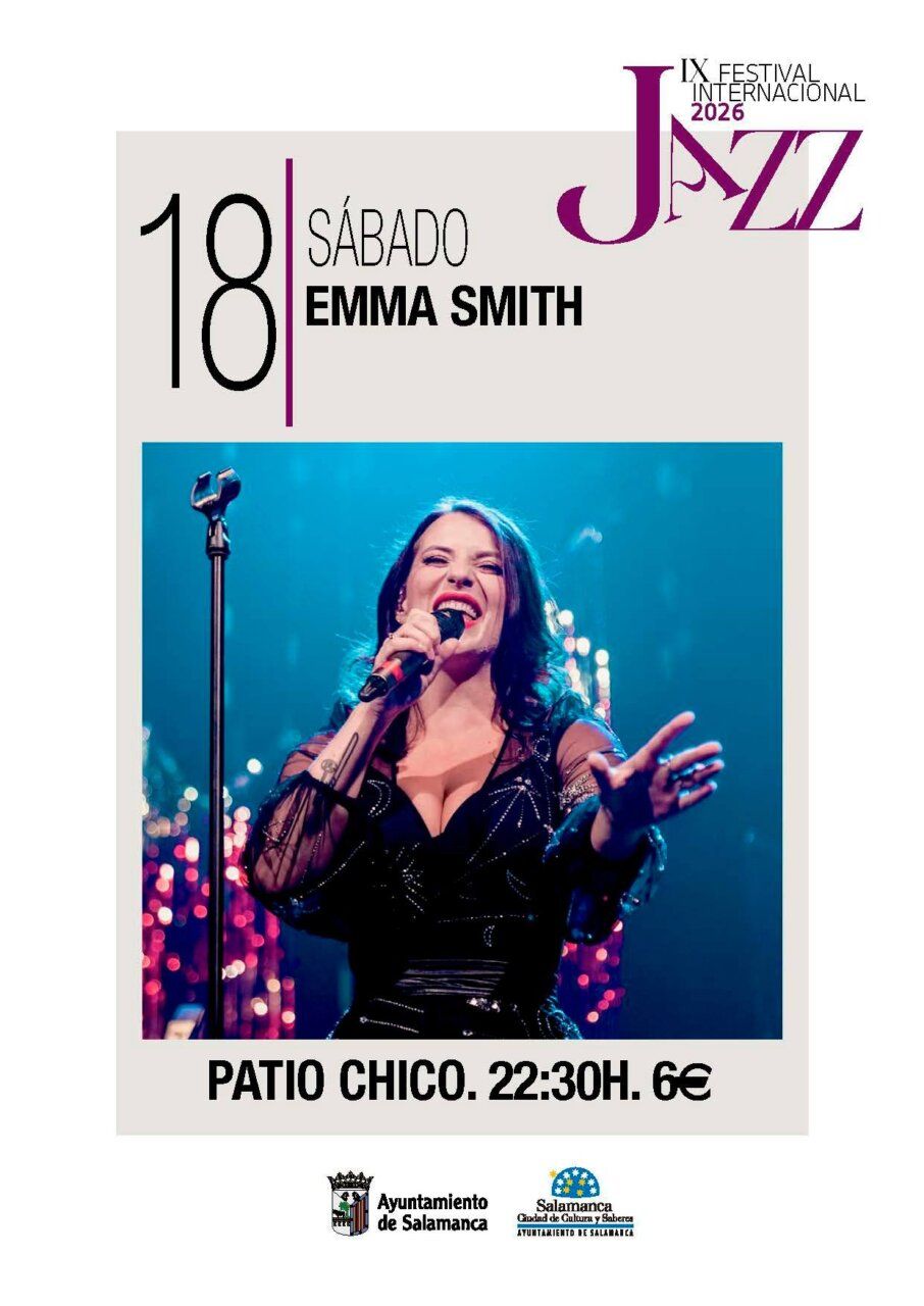 Cantante en el Festival Internacional de Jazz en Salamanca