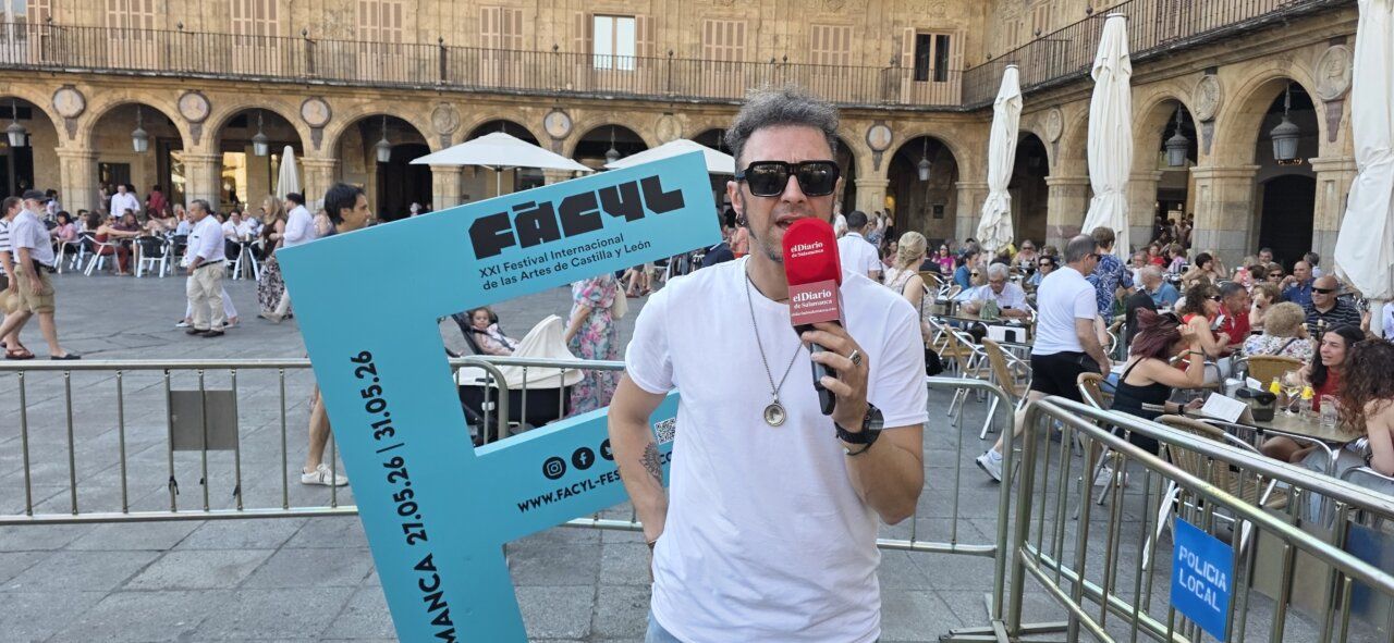 Gabriel de la Rosa entrevistado en el festival FACYL en Salamanca