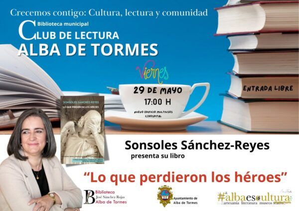 Sonsoles Sánchez-Reyes presenta su libro en la biblioteca de Alba de Tormes