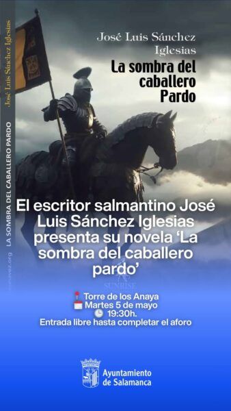 Presentación de la novela La sombra del caballero pardo en Salamanca