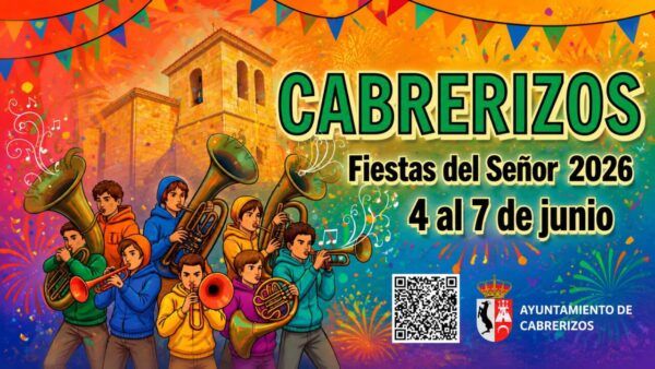Cartel del programa de las Fiestas del Señor en Cabrerizos 2026