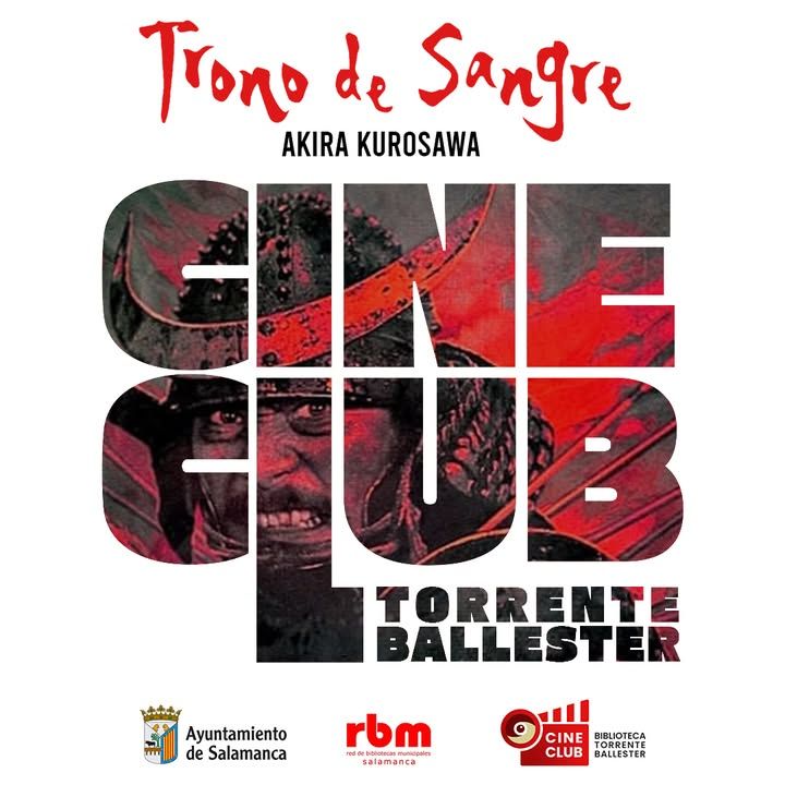 Cartel de la película Trono de Sangre de Akira Kurosawa